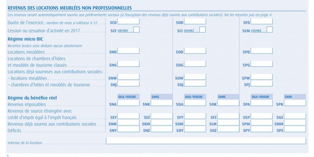 Déclarer ses revenus BIC en LMNP